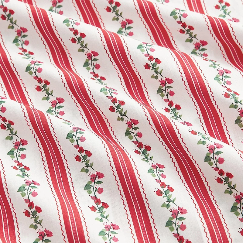 Martha Stewart Rose Ribbon Sheet Set