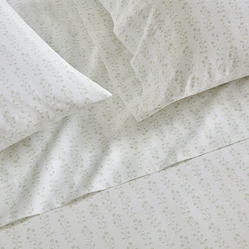 Martha Stewart Ditsy Vine Sheet Set