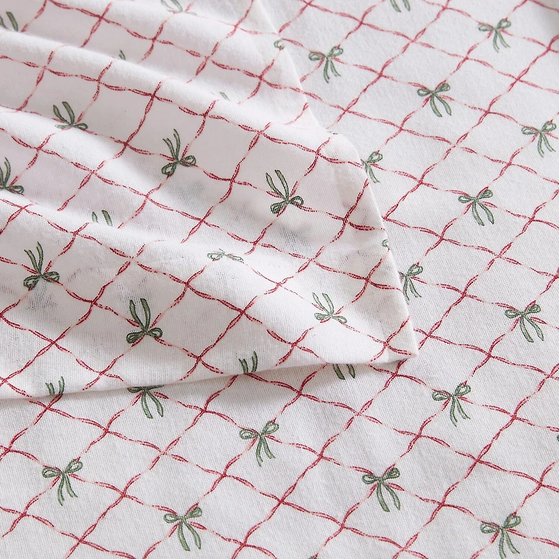 Martha Stewart Holiday Bows Sheet Set