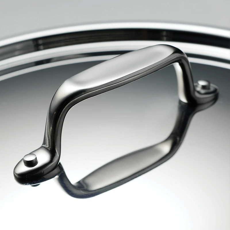 Tramontina Utsava Stainless Steel 3.75-qt. Covered Kadai