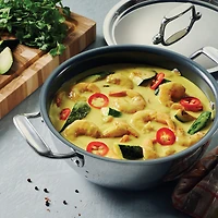 Tramontina Utsava Stainless Steel 2.7-qt. Covered Kadai