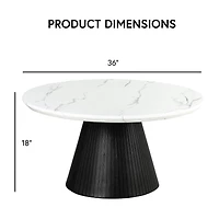 Furniture Of America Jones Easy Setup Accent Table