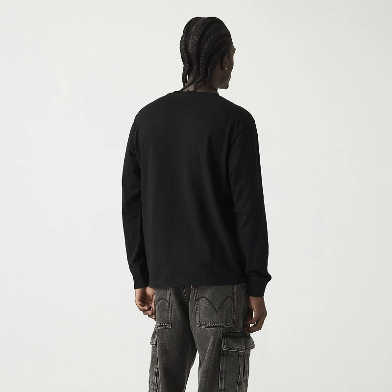Levi's® Mens Crew Neck Long Sleeve Relaxed Fit Graphic T-Shirt