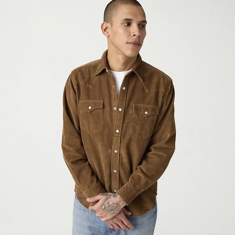 Levi's® Mens Long Sleeve Western Shirt