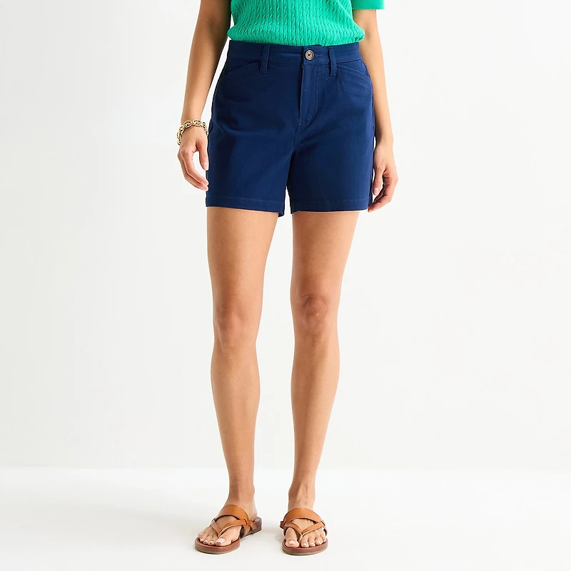 St. John's Bay Womens 5" Chino Short