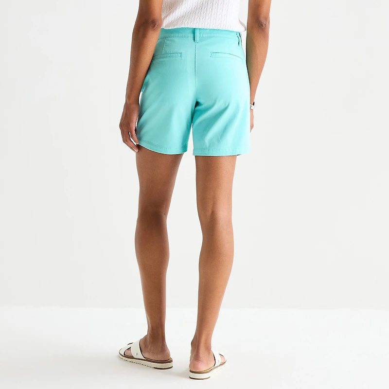 St. John's Bay Womens 7" Chino Short