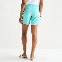 St. John's Bay Womens 7" Chino Short
