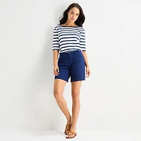 St. John's Bay Womens 7" Chino Short