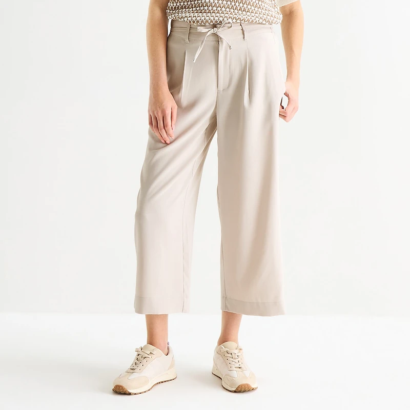 Stylus Womens Straight Cropped Pant