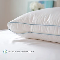 SensorPEDIC® Gel Core Hybrid Pillow featuring Gel Memory Foam Clusters & Plush Gel Fiber