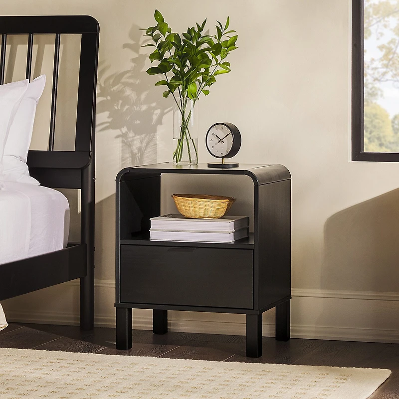 Walker Edison 1-Drawer Nightstand