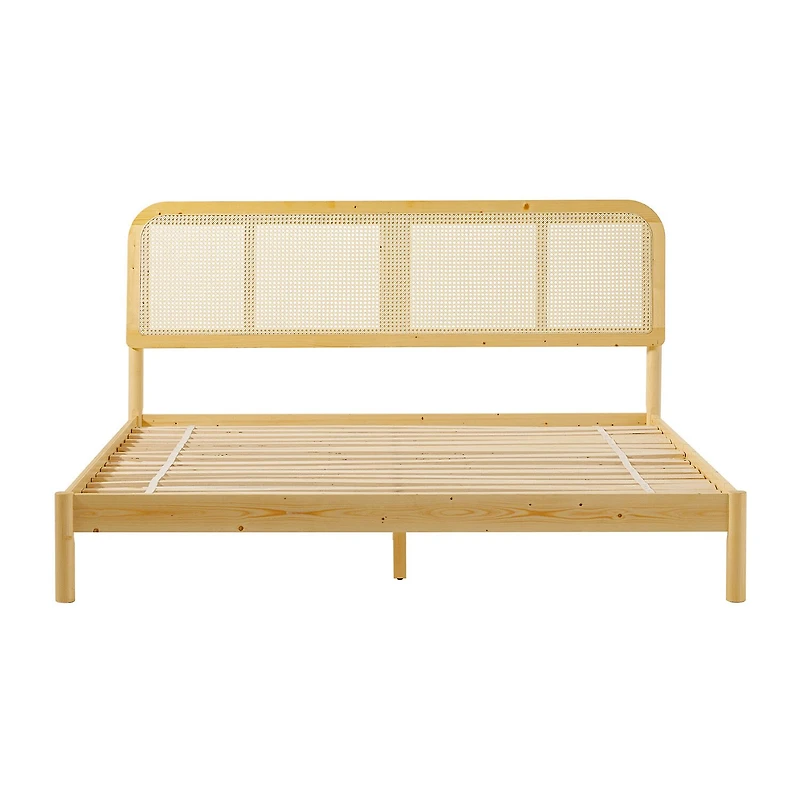 Rattan Curved Bedframe
