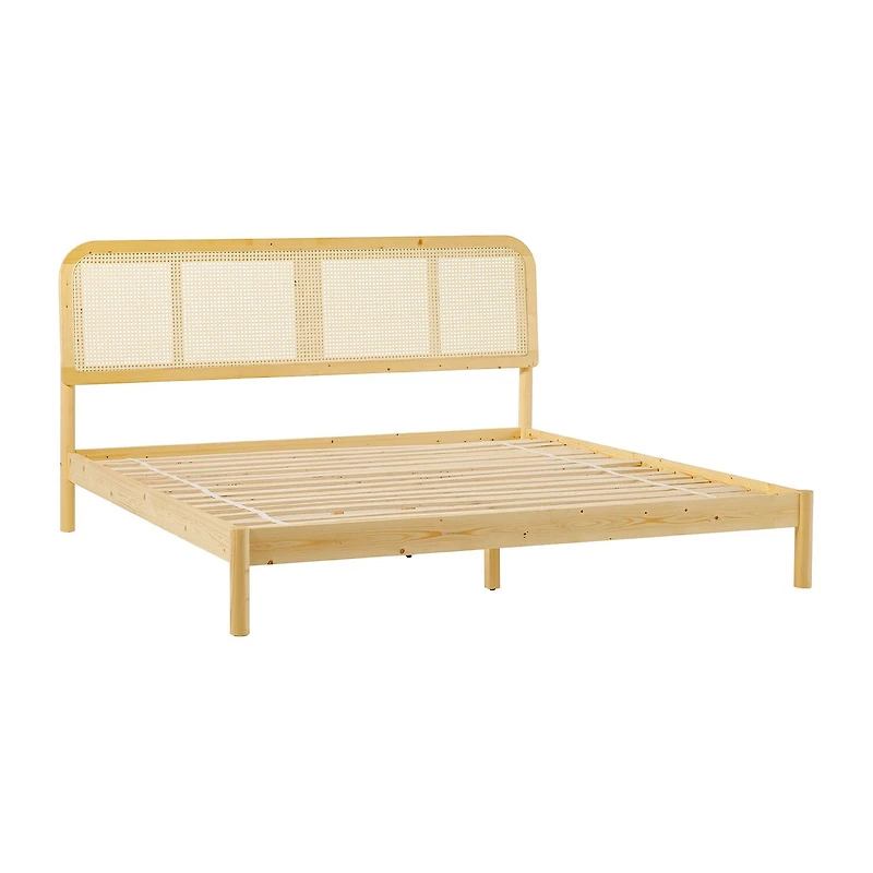 Rattan Curved Bedframe