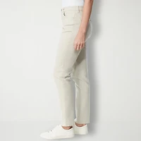 Gloria Vanderbilt Amanda Womens High Rise Stretch Fabric Tapered Leg Jean