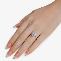 Diamonart Womens Cubic Zirconia Sterling Silver Round 3-pc. Jewelry Set