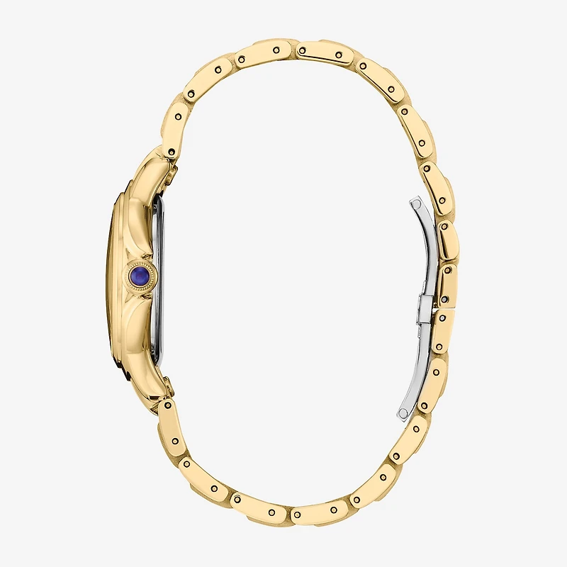 Citizen Cici Womens Gold Tone Stainless Steel Bracelet Watch Em1162-52a