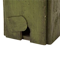 Glitzhome 11.75in Distressed Wooden Bird House