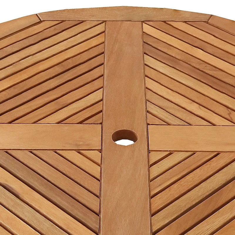 Meranti Wood Patio Dining Table
