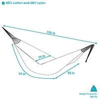 Mayan Hammock and Stand Blue