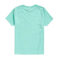 Big Kid Girls Round Neck Short Sleeve Classic Fit Barbie Graphic T-Shirt