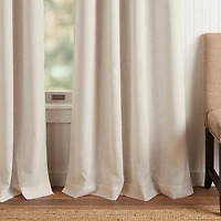 Martha Stewart Westchester Solid Grommet Top Blackout Single Curtain Panel