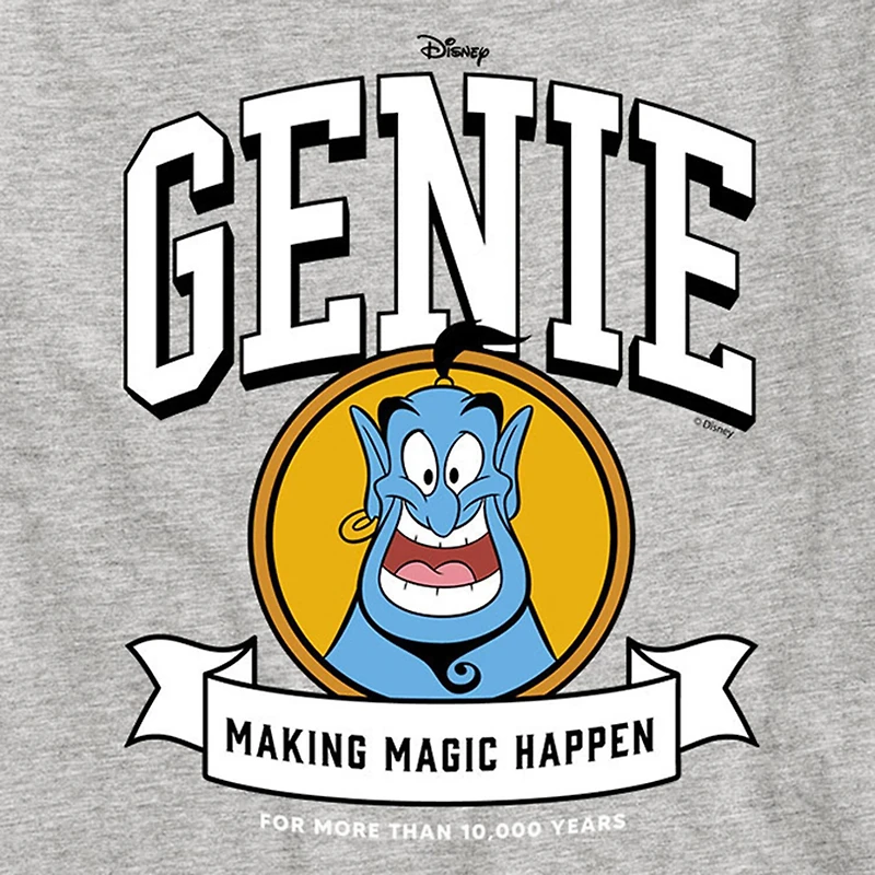 Disney Collection Genie Little & Big Kid Boys Crew Neck Short Sleeve Regular Fit Aladdin Graphic T-Shirt