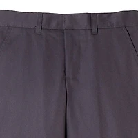 French Toast Relaxed Fit Twill Pant Boys Straight Pleated