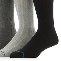 Stafford Casual Dress Cotton Mens 5 Pair Crew Socks