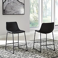 Signature Design by Ashley® Collins 2-pc. Counter Height Upholstered Bar Stool