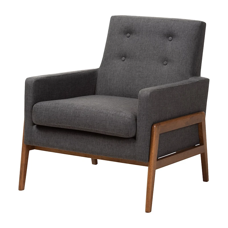 Perris Living Room Collection Tufted Upholstered Club Chair