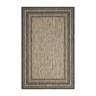 Safavieh Courtyard Collection Wanda Stripe Indoor/Outdoor Area Rug