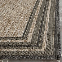 Safavieh Courtyard Collection Wanda Stripe Indoor/Outdoor Area Rug