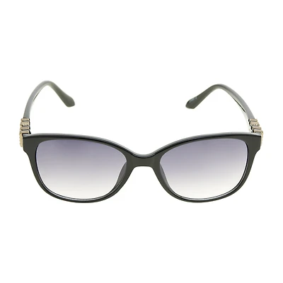 Mixit Petite Soft With Temple Embellishment Womens UV Protection Sunglasses