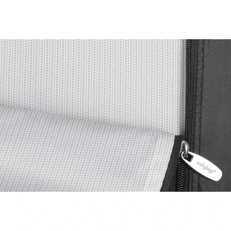 WallyBags 45" Premium Extra Wide Garment Bag With Shoulder Strap And Two Large Pockets