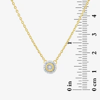 (G-H / Si2-I1) Womens Diamond Accent Lab Grown Diamond 10K Gold 18 Inch Pendant Necklace