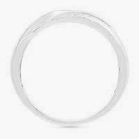 4.25mm Unisex Adult 1/2 CT. T.W. Natural White Diamond 10K Gold Round Side Stone Wedding Ring Set