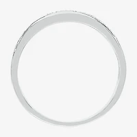 5.50mm Unisex Adult 1/4 CT. T.W. Natural White Diamond 10K Gold Round Side Stone Wedding Ring Set