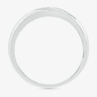 4.65mm Unisex Adult 1/4 CT. T.W. Natural White Diamond 10K Gold Marquise Side Stone Wedding Ring Set