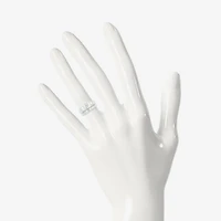4.90mm Unisex Adult 1/10 CT. T.W. Natural White Diamond 10K Gold Marquise Wedding Ring Set