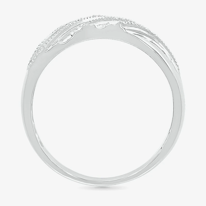 5.20mm Unisex Adult 1/3 CT. T.W. Natural White Diamond 10K Gold Marquise Halo Side Stone Ring Set