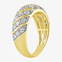 (H-I / I1) Womens 1 CT. T.W. Lab Grown White Diamond 10K Gold Band