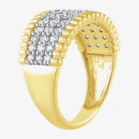 (H-I / I1) Womens 1 CT. T.W. Lab Grown White Diamond 10K Gold Band