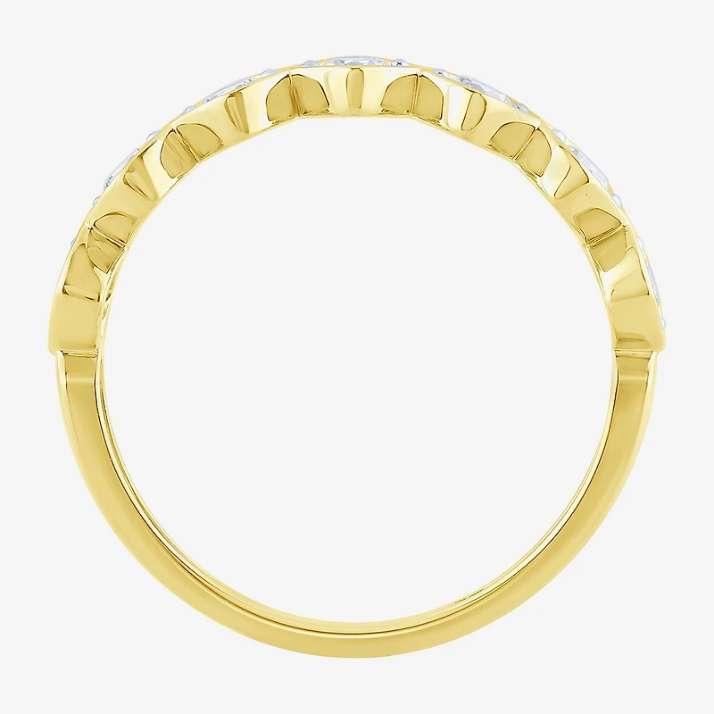 H-I / I1) Womens 1 CT. T.W. Lab Grown White Diamond 10K Gold Band
