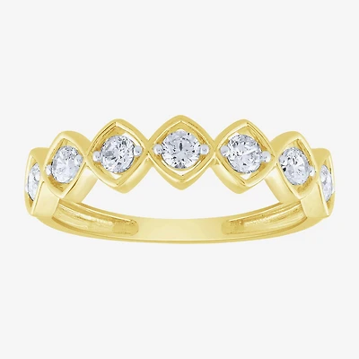 H-I / I1) Womens 1 CT. T.W. Lab Grown White Diamond 10K Gold Band