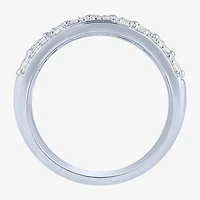 (H-I / I1) Womens 5/8 CT. T.W. Lab Grown White Diamond 10K Gold Anniversary Band