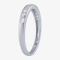 (H / I1) Womens 2MM 1/4 CT. T.W. Lab Grown White Diamond 10K Gold Wedding Band