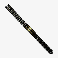Mens Stainless Steel 8 1/2 Inch Link Bracelet