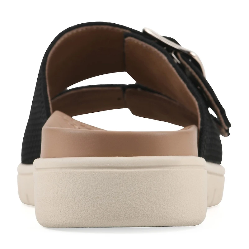 White Mountain Womens Nanny Slide Sandals