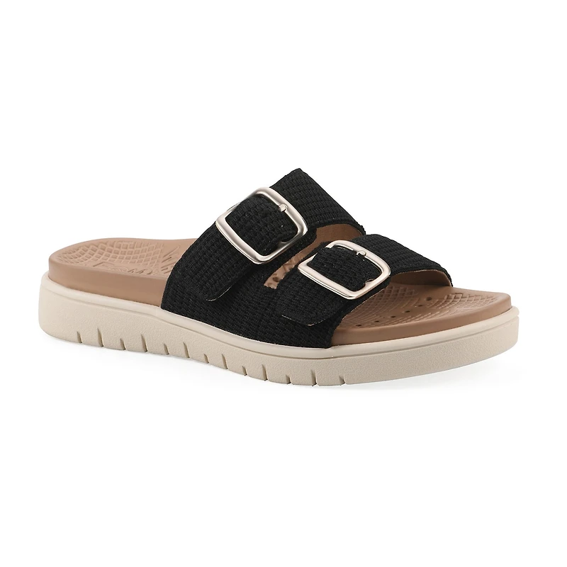 White Mountain Womens Nanny Slide Sandals