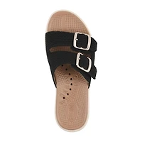 White Mountain Womens Nanny Slide Sandals